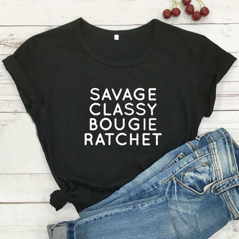 Savage Classy Bougie Ratchet Tee