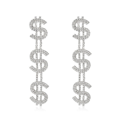 Money Long Earrings